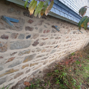 Maçonnerie mur maison