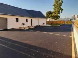 Aménagement de cours maison neuve