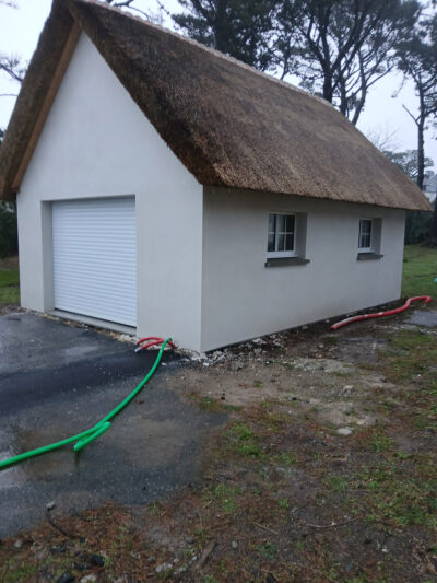 construction garage neuf
